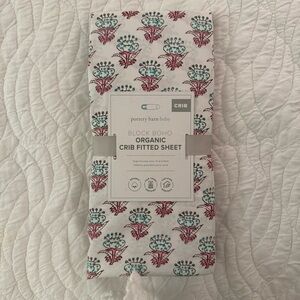 NWT Pottery Barn Organic Cotton Crib Sheet